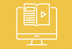 Symbol showing file and course outline